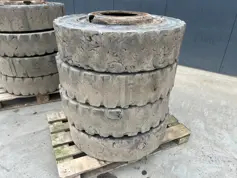 Solideal-1000 x 20 Solid Tyres / Vol Rubber Banden-906990