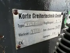 Korte KZG7.10.600 - CAT 308 / Komatsu PC80 / Volvo EC80 Zweischalen Greiffer / Clambshell Grab-905724